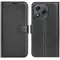 Phonesta Litchi Skin Book Wallet Klapphülle für HONOR 400 Lite - Schwarz