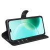 Phonesta Litchi Skin Book Wallet Klapphülle für HONOR 400 Lite - Schwarz 4