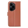 Phonesta Litchi Skin Book Wallet Klapphülle für HONOR 400 Pro - Braun 2