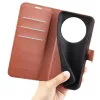 Phonesta Litchi Skin Book Wallet Klapphülle für HONOR Magic8 Lite - Braun 5