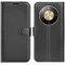 Phonesta Litchi Skin Book Wallet Klapphülle für HONOR Magic8 Lite - Schwarz