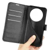 Phonesta Litchi Skin Book Wallet Klapphülle für HONOR Magic8 Lite - Schwarz 5