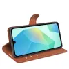 Phonesta Litchi Skin Book Wallet Klapphülle für Samsung Galaxy A17 - Braun 4