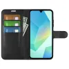 Phonesta Litchi Skin Book Wallet Klapphülle für Samsung Galaxy A17 - Schwarz 3