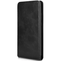 Phonesta Leder Vertical Flip Book Wallet Klapphülle für OnePlus Nord 4 - Schwarz