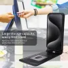 Phonesta Leder Vertical Flip Book Wallet Klapphülle für HMD Skyline - Schwarz 9