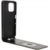 Phonesta Leder Vertical Flip Book Wallet Klapphülle für Motorola Moto G75 - Schwarz