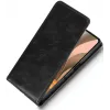 Phonesta Leder Vertical Flip Book Wallet Klapphülle für Motorola Moto G75 - Schwarz 3