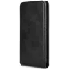 Phonesta Leder Vertical Flip Book Wallet Klapphülle für Motorola Moto G85 - Schwarz