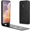 Phonesta Leder Vertical Flip Book Wallet Klapphülle für Motorola Moto G85 - Schwarz 2