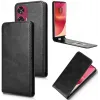 Phonesta Leder Vertical Flip Book Wallet Klapphülle für Motorola Edge 50 Fusion - Schwarz 2