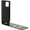 Phonesta Leder Vertical Flip Book Wallet Klapphülle für Motorola Moto G84 - Schwarz 3