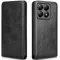 Phonesta Leder Vertical Flip Book Wallet Klapphülle für Xiaomi 14T Pro - Schwarz