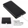 Phonesta Leder Vertical Flip Book Wallet Klapphülle für Xiaomi 15 - Schwarz 5