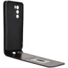 Phonesta Leder Vertical Flip Book Wallet Klapphülle für Oppo Reno12 Pro - Schwarz 3