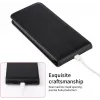 Phonesta Leder Vertical Flip Book Wallet Klapphülle für Samsung Galaxy A06 4G/5G - Schwarz 5