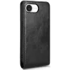 Phonesta Leder Vertical Flip Book Wallet Klapphülle für Apple iPhone 17e/16e - Schwarz 3