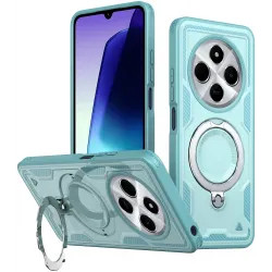 Phonesta MagLock Armor Back Cover Hülle Ring und MagSafe für Xiaomi Redmi 14C / Xiaomi Poco C75 - Hellblau