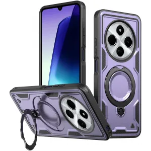 Phonesta MagLock Armor Back Cover Hülle Ring und MagSafe für Xiaomi Redmi 14C / Xiaomi Poco C75 - Lila