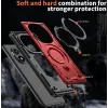 Phonesta MagLock Armor Back Cover Hülle Ring und MagSafe für Xiaomi Redmi Note 14 Pro 4G/5G/14 Pro Plus / Xiaomi Poco X7 - Rot 4
