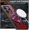 Phonesta MagLock Armor Back Cover Hülle Ring und MagSafe für Xiaomi Redmi Note 14 5G - Rot 6