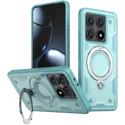 Phonesta MagLock Armor Back Cover Hülle Ring und MagSafe für Xiaomi 14T Pro - Hellblau