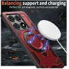 Phonesta MagLock Armor Back Cover Hülle Ring und MagSafe für Xiaomi 14T Pro - Rot 3