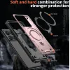 Phonesta MagLock Armor Back Cover Hülle Ring und MagSafe für Xiaomi 14T Pro - Roségold 5