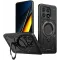 Phonesta MagLock Armor Back Cover Hülle Ring und MagSafe für Xiaomi Poco X6 Pro - Schwarz