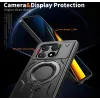 Phonesta MagLock Armor Back Cover Hülle Ring und MagSafe für Xiaomi Poco X6 Pro - Schwarz 6