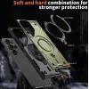 Phonesta MagLock Armor Back Cover Hülle Ring und MagSafe für Samsung Galaxy S25 Ultra - Grün 5