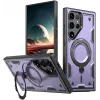 Phonesta MagLock Armor Back Cover Hülle Ring und MagSafe für Samsung Galaxy S25 Ultra - Lila