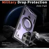 Phonesta MagLock Armor Back Cover Hülle Ring und MagSafe für Samsung Galaxy S25 Ultra - Lila 4