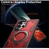 Phonesta MagLock Armor Back Cover Hülle Ring und MagSafe für Samsung Galaxy S25 Ultra - Rot 6