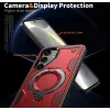Phonesta MagLock Armor Back Cover Hülle Ring und MagSafe für Samsung Galaxy S25 Plus/S24 Plus - Rot 6
