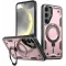 Phonesta MagLock Armor Back Cover Hülle Ring und MagSafe für Samsung Galaxy S25 Plus/S24 Plus - Roségold