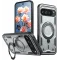Phonesta MagLock Armor Back Cover Hülle Ring und MagSafe für Google Pixel 9 Pro XL - Grau