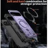 Phonesta MagLock Armor Back Cover Hülle Ring und MagSafe für Google Pixel 9 Pro XL - Lila 5
