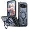 Phonesta MagLock Armor Back Cover Hülle Ring und MagSafe für Google Pixel 9 / 9 Pro - Dunkelblau