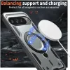 Phonesta MagLock Armor Back Cover Hülle Ring und MagSafe für Google Pixel 9 / 9 Pro - Grau 3