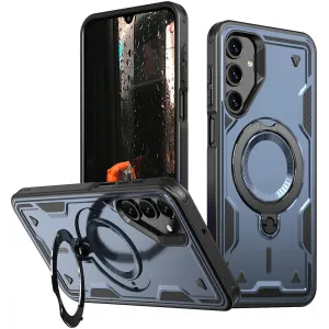 Phonesta MagLock Armor Back Cover Hülle Ring und MagSafe für Samsung Galaxy A16 - Dunkelblau