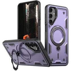 Phonesta MagLock Armor Back Cover Hülle Ring und MagSafe für Samsung Galaxy A16 - Lila