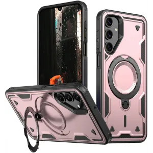 Phonesta MagLock Armor Back Cover Hülle Ring und MagSafe für Samsung Galaxy A16 - Roségold