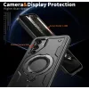 Phonesta MagLock Armor Back Cover Hülle Ring und MagSafe für Samsung Galaxy A16 - Schwarz 6