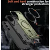 Phonesta MagLock Armor Back Cover Hülle Ring und MagSafe für Samsung Galaxy S24 FE - Grün 5
