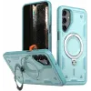Phonesta MagLock Armor Back Cover Hülle Ring und MagSafe für Samsung Galaxy S24 FE - Hellblau