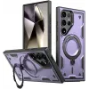 Phonesta MagLock Armor Back Cover Hülle Ring und MagSafe für Samsung Galaxy S24 Ultra - Lila
