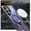 Phonesta MagLock Armor Back Cover Hülle Ring und MagSafe für Samsung Galaxy S24 Ultra - Lila 3