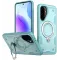 Phonesta MagLock Armor Back Cover Hülle Ring und MagSafe für Samsung Galaxy A36/A56 - Hellblau