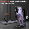 Phonesta MagLock Armor Back Cover Hülle Ring und MagSafe für Samsung Galaxy A36/A56 - Lila 2